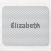 Gray Polka Dot Muismat (Voorkant)