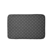 Gray Polka dot, Polka dot, zwart-wit Badmat (Voorkant)