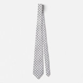 Gray Polka Dot Stropdas (Voorkant)