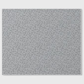 Gray Polka Dots Cadeaupapier (Vlak)