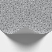 Gray Polka Dots Cadeaupapier (Hoek)