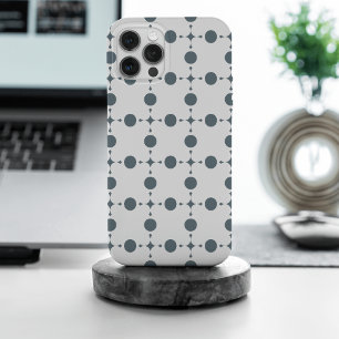 Gray Polka Dots, Polka Dot Pattern, Stippen, gedop iPhone 15 Pro Max Hoesje