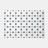 Gray Polka Dots, Polka Dot Pattern, Stippen, gedop Deurmat (Voorkant)