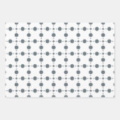 Gray Polka Dots, Polka Dot Pattern, Stippen, gedop Inpakpapier Vel (Voorkant 3)