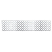 Gray Polka Dots, Polka Dot Pattern, Stippen, gedop Korte Tafelloper (Horizontaal)