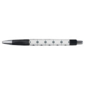 Gray Polka Dots, Polka Dot Pattern, Stippen, gedop Pen (Voorkant)
