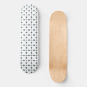 Gray Polka Dots, Polka Dot Pattern, Stippen, gedop Persoonlijk Skateboard (Voorkant)