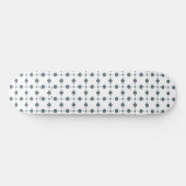 Gray Polka Dots, Polka Dot Pattern, Stippen, gedop Persoonlijk Skateboard (Horizontaal)