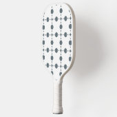 Gray Polka Dots, Polka Dot Pattern, Stippen, gedop Pickleball Paddle (Links)