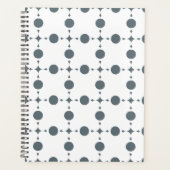 Gray Polka Dots, Polka Dot Pattern, Stippen, gedop Planner (Voorkant)