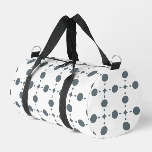 Gray Polka Dots, Polka Dot Pattern, Stippen, gedop Plunjezak (Linkerhoek)