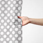 Gray Polka Dots, Polka Dot Pattern, Stippen, gedop Sjaal<br><div class="desc">Kute,  leuke en schattige polka stip in grijze en witte kleur. Moderne en trendy cadeau,  perfect voor de polka stipminnaar in je leven.</div>