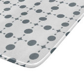 Gray Polka Dots, Polka Dot Pattern, Stippen, gedop Snijplank (Hoek)