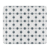 Gray Polka Dots, Polka Dot Pattern, Stippen, gedop Snijplank (Voorkant)