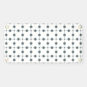 Gray Polka Dots, Polka Dot Pattern, Stippen, gedop Spandoek (Horizontaal)