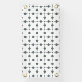 Gray Polka Dots, Polka Dot Pattern, Stippen, gedop Spandoek (Verticaal)