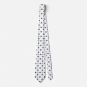 Gray Polka Dots, Polka Dot Pattern, Stippen, gedop Stropdas (Voorkant)