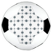 Gray Polka Dots, Polka Dot Pattern, Stippen, gedop Voetbal (Gedraaid)