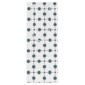 Gray Polka Dots, Polka Dot Pattern, Stippen, gedop Wijn Cadeautas (Achterkant)