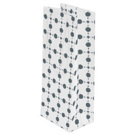 Gray Polka Dots, Polka Dot Pattern, Stippen, gedop Wijn Cadeautas