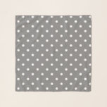 Gray Polka Dots Sjaal<br><div class="desc">Soms willen we gewoon een mooie grijs om uit te drukken hoe we ons voelen of om sekseneutraal te blijven in ons cadeautje geven. Het is een mooie kleur die een slechte rap krijgt. Laten we de manier veranderen waarop de wereld samen naar grijs kijkt.</div>