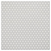 Gray Polka Dots Stof (Swatch)