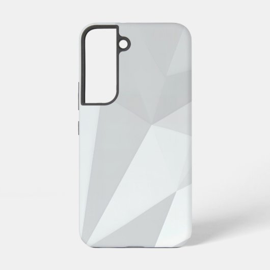Gray Polygon Geometric Minimal Samsung Galaxy Hoesje (Achterkant)