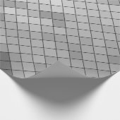 Gray polygonal illustration, which consist of tria cadeaupapier (Hoek)