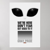 Gray Pride Alien poster (Voorkant)