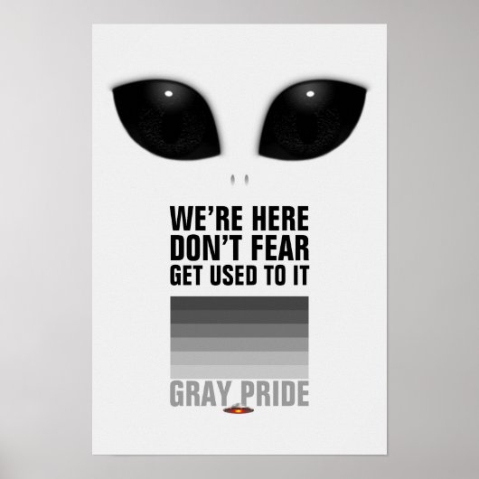 Gray Pride Alien poster (Voorkant)