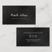 Gray Professional Makeup Artist Visitekaartje (Voorkant / Achterkant)