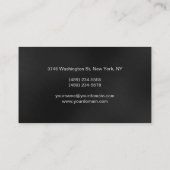 Gray Professional Makeup Artist Visitekaartje (Achterkant)