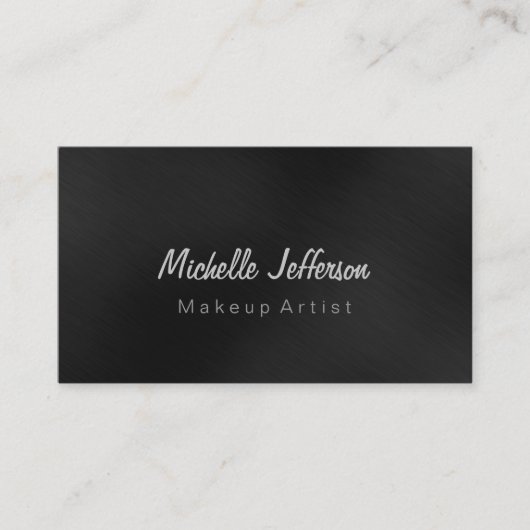 Gray Professional Makeup Artist Visitekaartje (Voorkant)