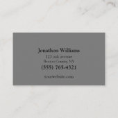 Gray Professional Tree Trimming Service Visitekaartje (Achterkant)