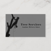 Gray Professional Tree Trimming Service Visitekaartje (Voorkant)