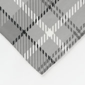 Gray Pset Dachshund Fleece Blanket Deken (Hoek)