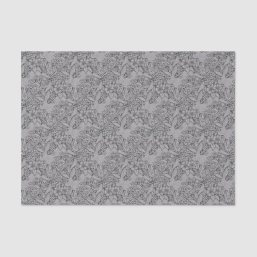 Gray Rabbit Exclusief Origineel Ontwerp Gift Wrap Tissuepapier (Voorkant)