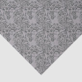 Gray Rabbit Exclusief Origineel Ontwerp Gift Wrap Tissuepapier (Detail)