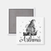 Gray Ribbon Awareness Warrior Butterfly Magneet (Voorkant / Achterkant)