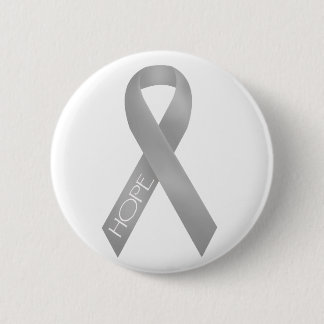 Gray Ribbon Ronde Button 5,7 Cm