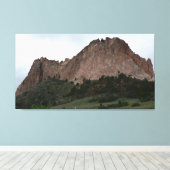 Gray Rock, Garden of the Gods, Colorado Canvas Afdruk (Insitu (Houten vloer))