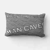 Gray Rock Mancave Den Decorative Sierkussen Kussen (Achterkant)