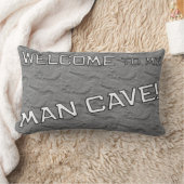 Gray Rock Mancave Den Decorative Sierkussen Kussen (Deken)