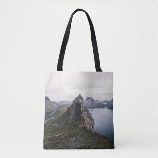 GRAY ROCKS NEAR LAKE TOTE BAG (Voorkant)