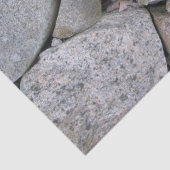 Gray Rocks Old Stone Wall Tissuepapier (Detail)