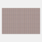 Gray Rose Plaid Classic Pattern Inpakpapier Vel (Voorkant)