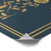 Gray Royal Medieval Sword Weddenschap Hartelijk da Poster (Hoek)