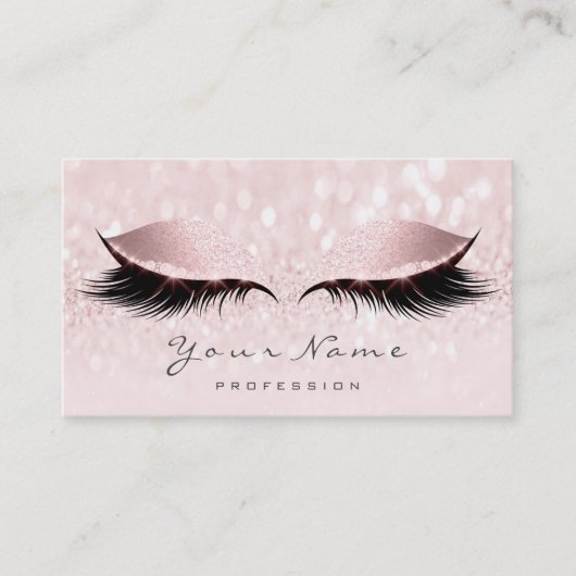 Gray Roze Loyalty Kaart Makeup Artist Lashes 10 (Voorkant)