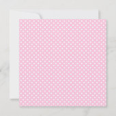 Gray & Roze mama & Baby Elephant Shower Kaart (Achterkant)