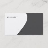 Gray Runner Fitness Coach Business Sjabloon Visitekaartje (Achterkant)